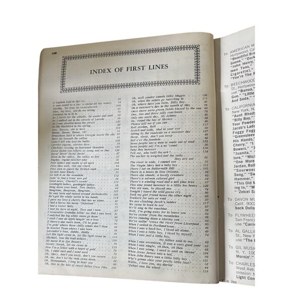 VTG Folksinger’s Folk Song Book East Guitar Hoot Sings Jay Arnold Chord Playing - Picture 7 of 7